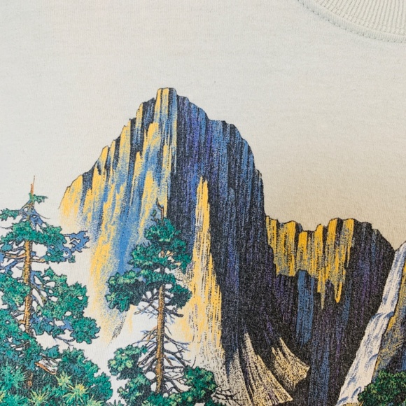 Vintage Crop Top Large Wolf Theme Wolves Reno Nevada - Picture 6 of 16